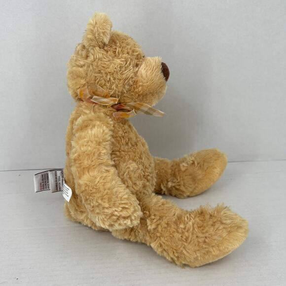 Gund Manni Plush Teddy Bear Tan 14 Inch Stuffed Animal Toy #015015 - Picture 3 of 8